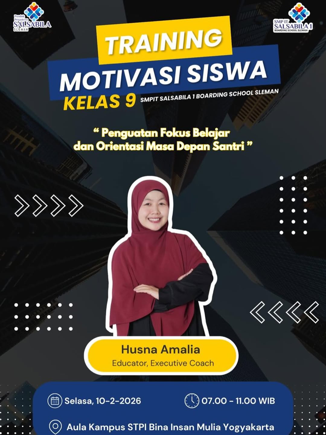 TRAINING MOTIVASI SISWA KELAS 9